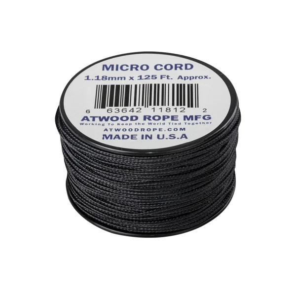 Паракорд Atwood Rope MFG Micro Cord (125ft) — Black