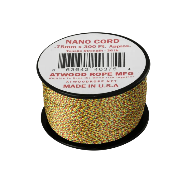 Шнур Atwood Rope MFG Nano Cord (300ft) — Jamaican Me Crazy