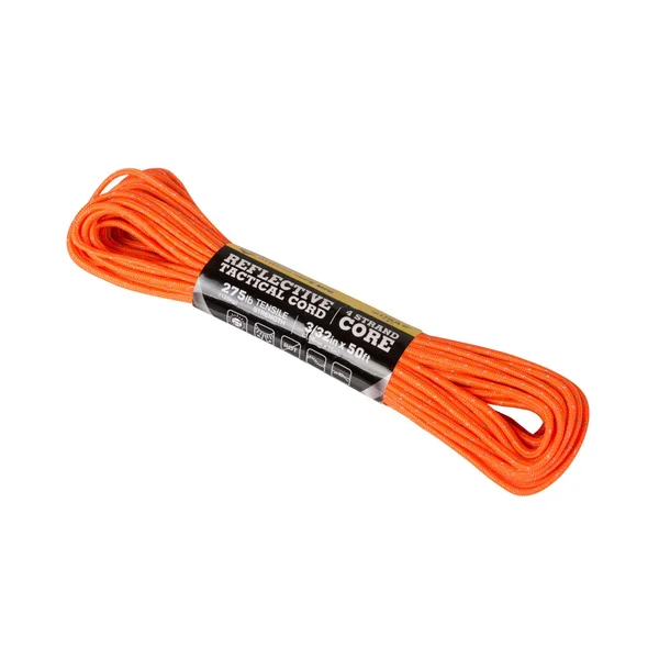 Шнур Atwood Rope MFG 3/32 x 50ft Tactical Reflective Cord (50ft) — Neon Orange