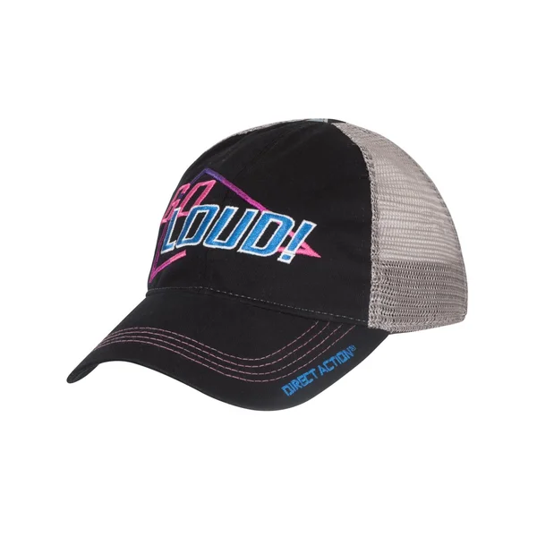 Кепка Direct Action GO LOUD! 80S STYLE FEED CAP — Black / Grey