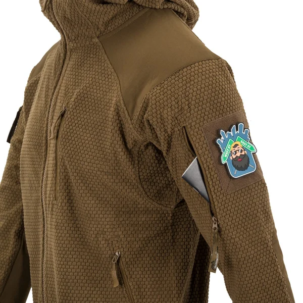 Куртка Helikon-Tex ALPHA HOODIE Jacket - Grid Fleece