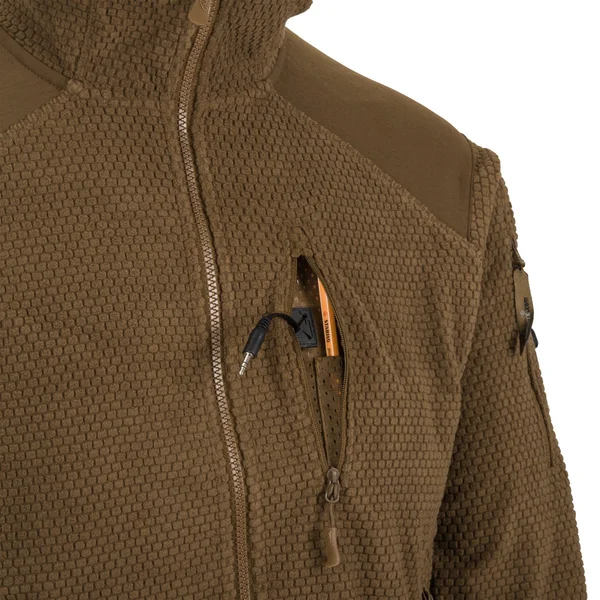 Куртка Helikon-Tex ALPHA HOODIE Jacket - Grid Fleece