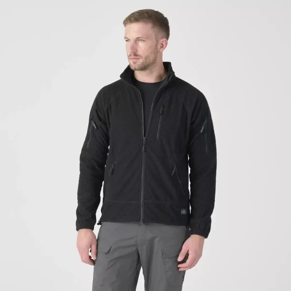 Куртка Helikon-Tex ALPHA TACTICAL Jacket - Grid Fleece — Black