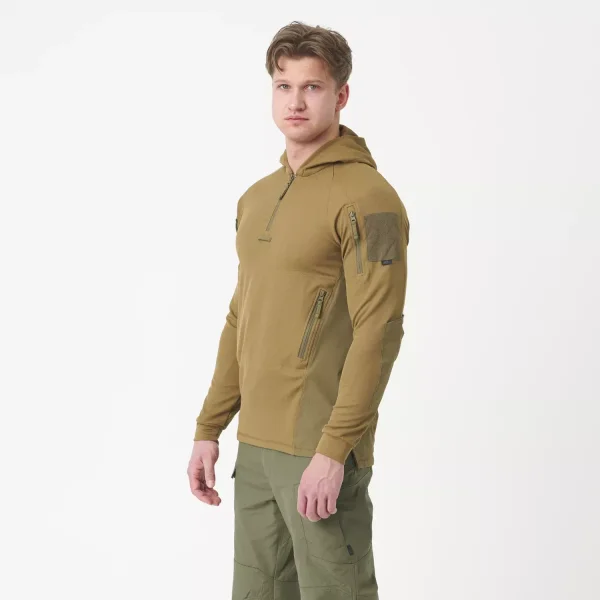 Толстовка Helikon-Tex RANGE HOODIE - TopCool — Coyote / Adaptive Green