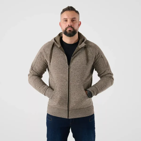 Толстовка Helikon-Tex Covert Tactical Hoodie (FullZip) — Melange Light Tan