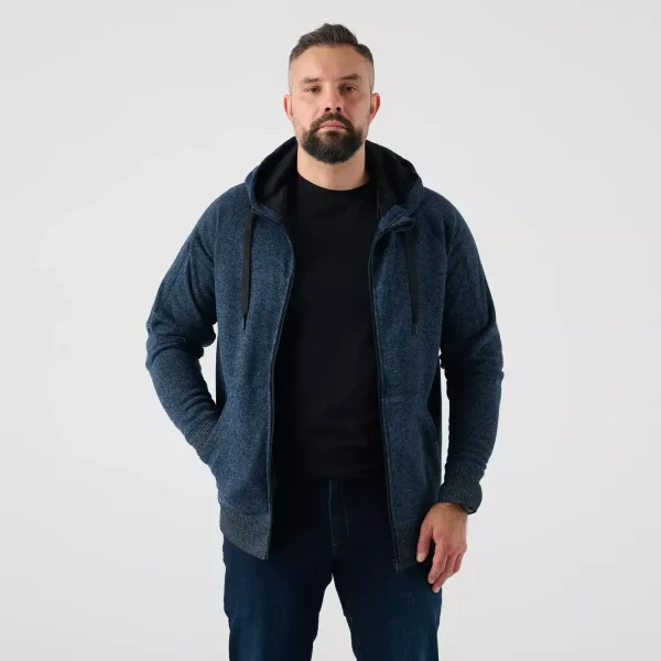 Толстовка Helikon-Tex Covert Tactical Hoodie (FullZip) — Melange Blue