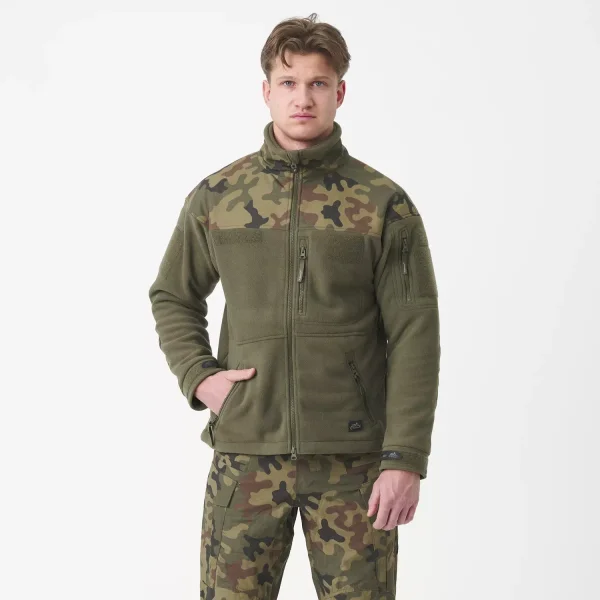 Куртка Helikon-Tex Polish INFANTRY Jacket - Fleece — Olive Green / PL Woodland