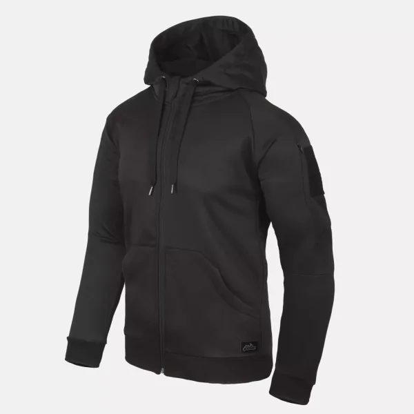 Толстовка Helikon-Tex URBAN TACTICAL HOODIE (FullZip) — Black