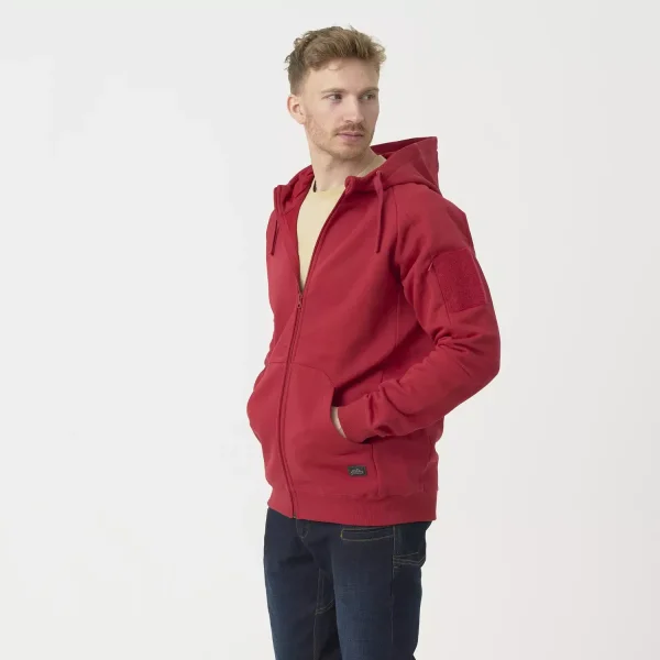 Толстовка Helikon-Tex Urban Tactical Hoodie Lite (FullZip) — Red