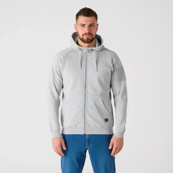 Толстовка Helikon-Tex Urban Tactical Hoodie Lite (FullZip) — Melange Light Grey