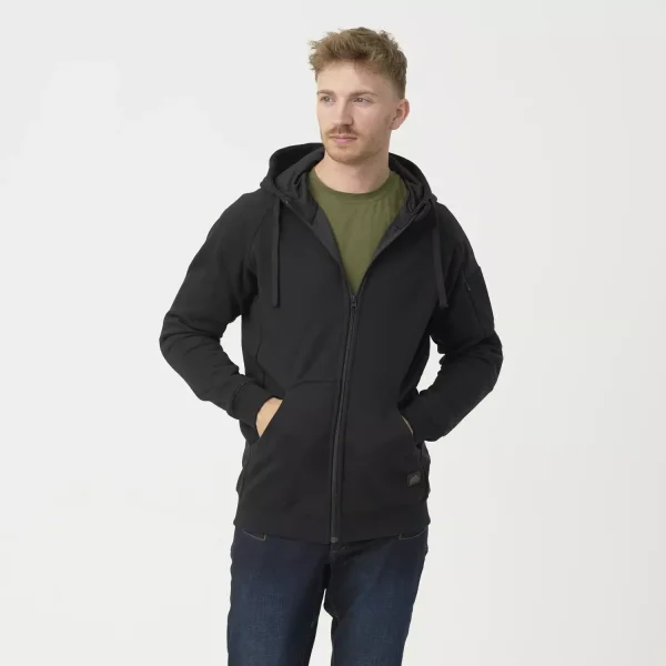 Толстовка Helikon-Tex Urban Tactical Hoodie Lite (FullZip) — Black