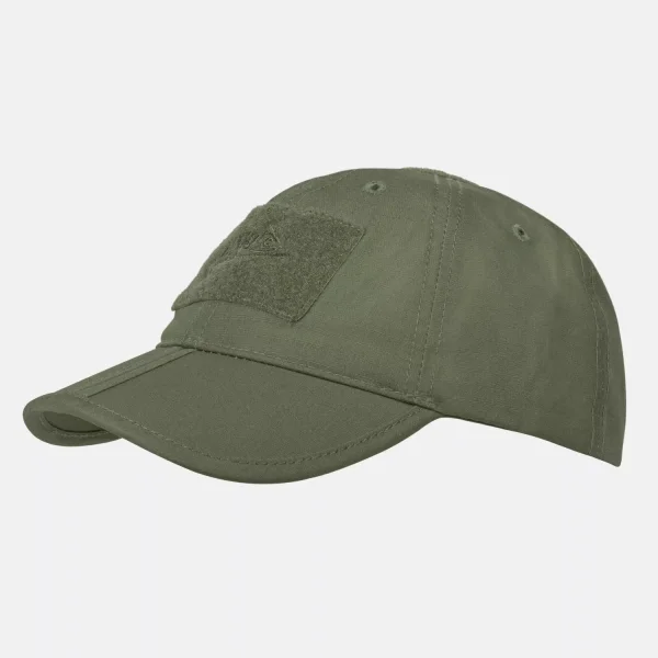 Кепка Helikon-Tex Baseball FOLDING Cap - PolyCotton Ripstop — Olive Green