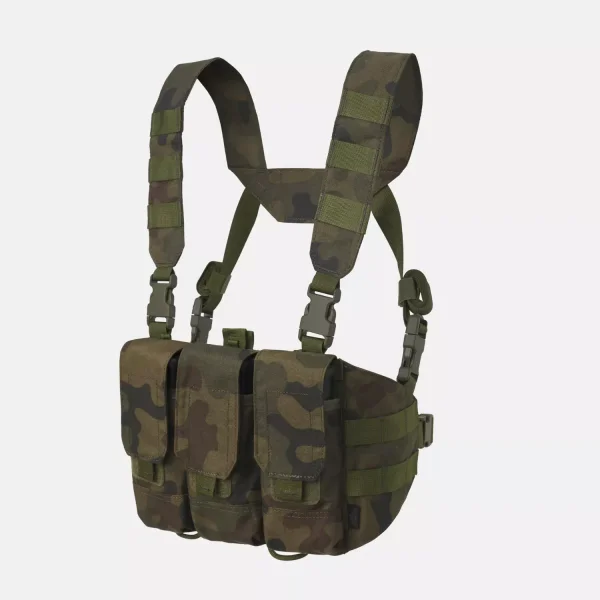 Нагрудная разгрузка Helikon-Tex Chicom Chest Rig - Cordura — PL Woodland