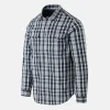 Рубашка Helikon-Tex Covert Concealed Carry Shirt — Calm Blue Plaid