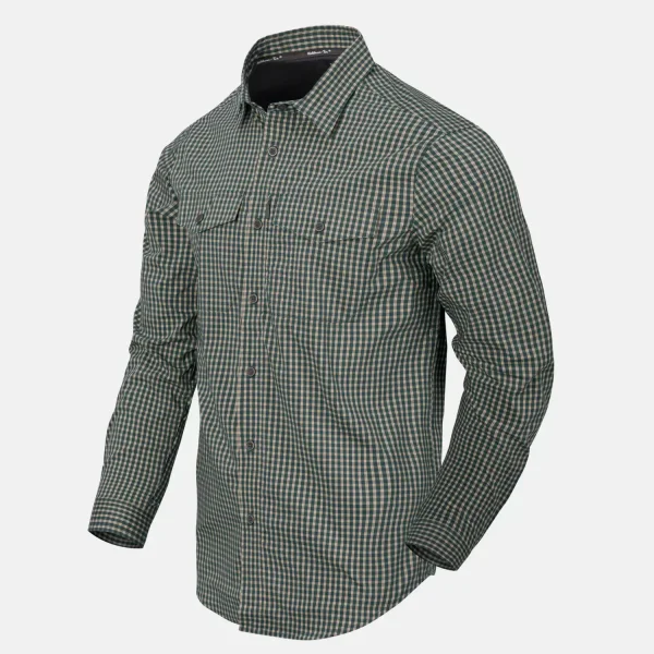 Рубашка Helikon-Tex Covert Concealed Carry Shirt — Savage Green Checkered