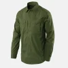 Рубашка Helikon-Tex DEFENDER Mk2 Shirt long sleeve - PolyCotton Ripstop — Pine Green