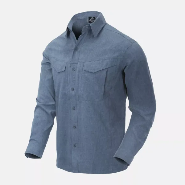 Рубашка Helikon-Tex DEFENDER Mk2 Gentleman Shirt — Melange Blue