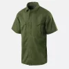 Рубашка Helikon-Tex DEFENDER Mk2 Shirt short sleeve - PolyCotton Ripstop — Pine Green