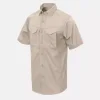 Рубашка Helikon-Tex DEFENDER Mk2 Shirt short sleeve - PolyCotton Ripstop — Khaki