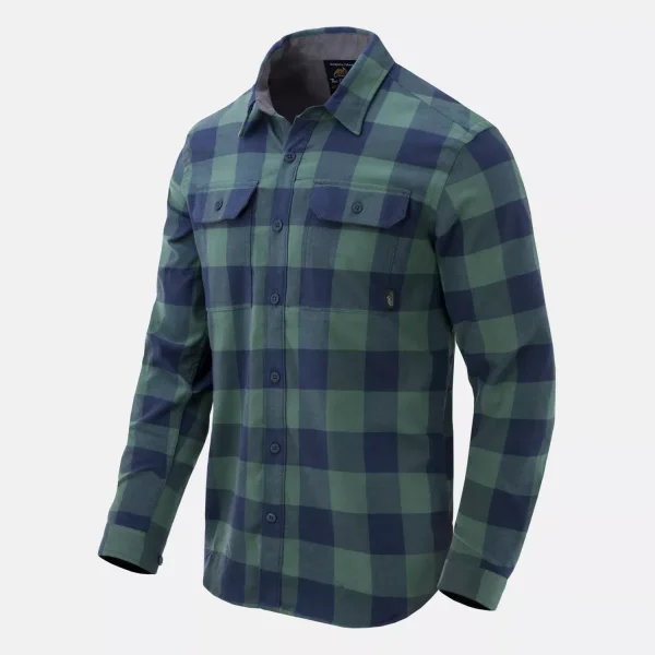 Рубашка Helikon-Tex GreyMan Shirt — Moss Green Checkered