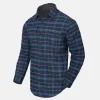 Рубашка Helikon-Tex GreyMan Shirt — Blue Stonework Plaid
