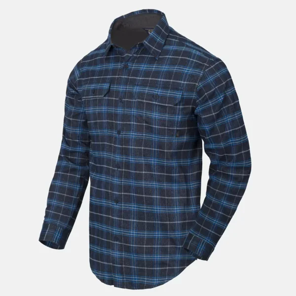 Рубашка Helikon-Tex GreyMan Shirt — Blue Stonework Plaid