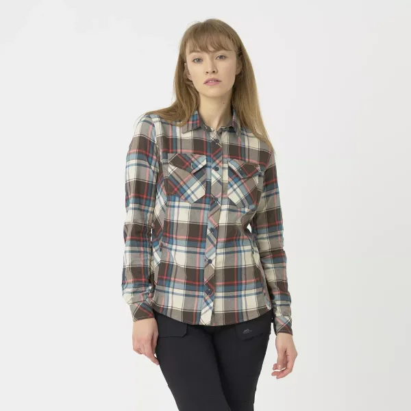 Женская рубашка Helikon-Tex Marigold Woman's Shirt — Foggy Meadow Plaid