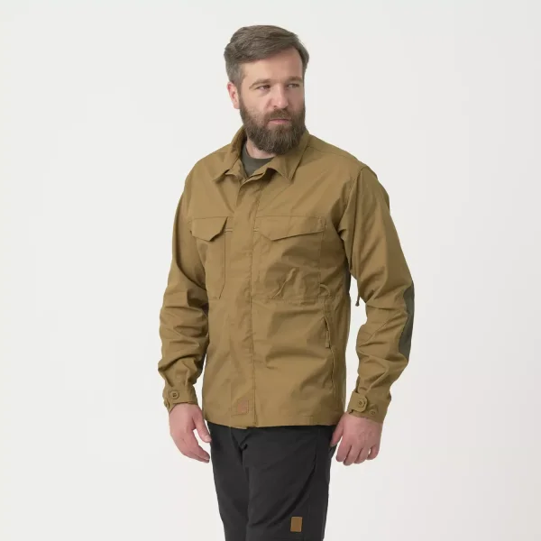 Рубашка Helikon-Tex WOODSMAN Shirt — Coyote / Taiga Green