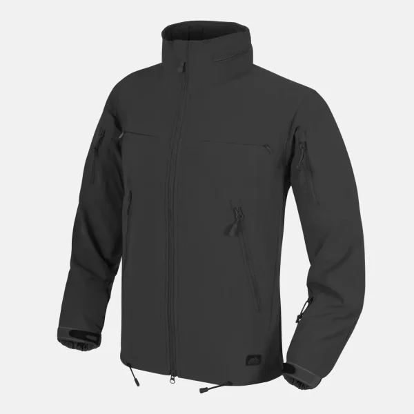 Куртка Helikon-Tex COUGAR QSA + HID Jacket - Soft Shell Windblocker — Black