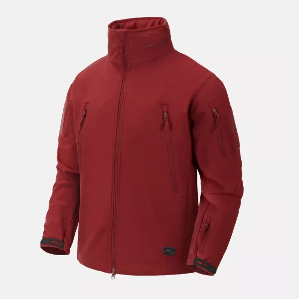 Куртка Helikon-Tex GUNFIGHTER Jacket - Shark Skin Windblocker — Crimson Sky