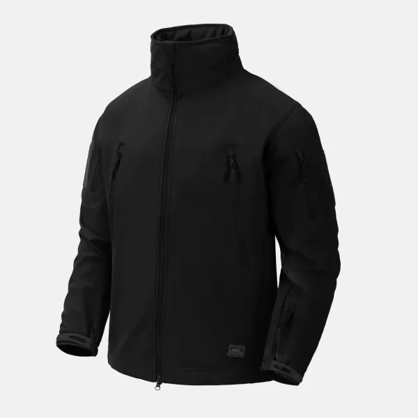Куртка Helikon-Tex GUNFIGHTER Jacket - Shark Skin Windblocker — Black