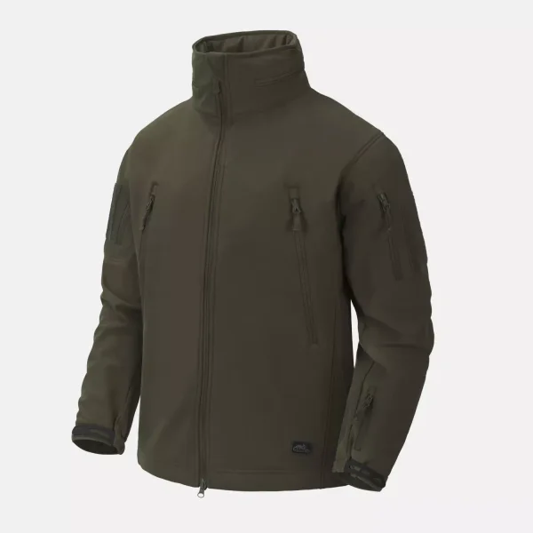 Куртка Helikon-Tex GUNFIGHTER Jacket - Shark Skin Windblocker — Taiga Green