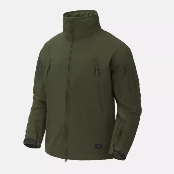 Куртка Helikon-Tex GUNFIGHTER Jacket - Shark Skin Windblocker — Olive Green