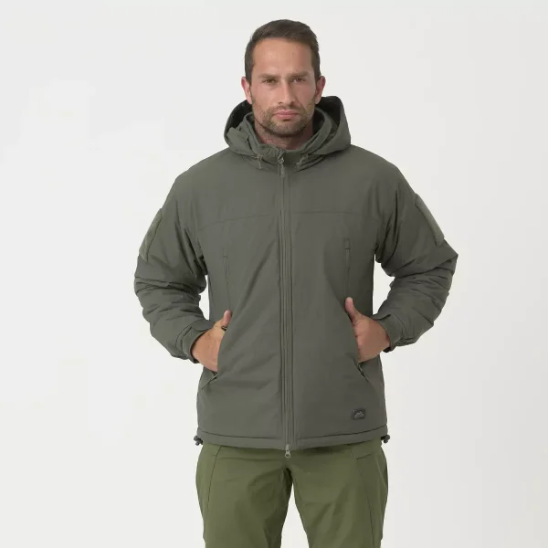 Куртка Helikon-Tex LEVEL 7 Lightweight Winter Jacket - Climashield Apex 100g — Alpha Green