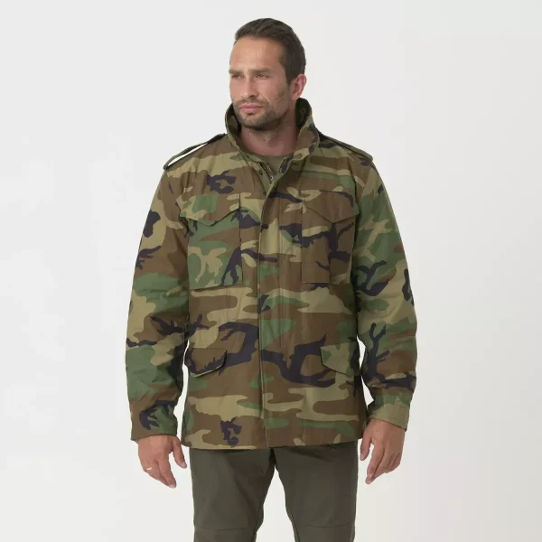 Куртка Helikon-Tex M65 Jacket - NyCo Sateen — US Woodland