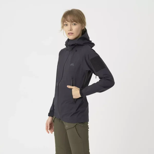 Женская куртка Helikon-Tex SQUALL Women's Hardshell Jacket - TorrentStretch — Black