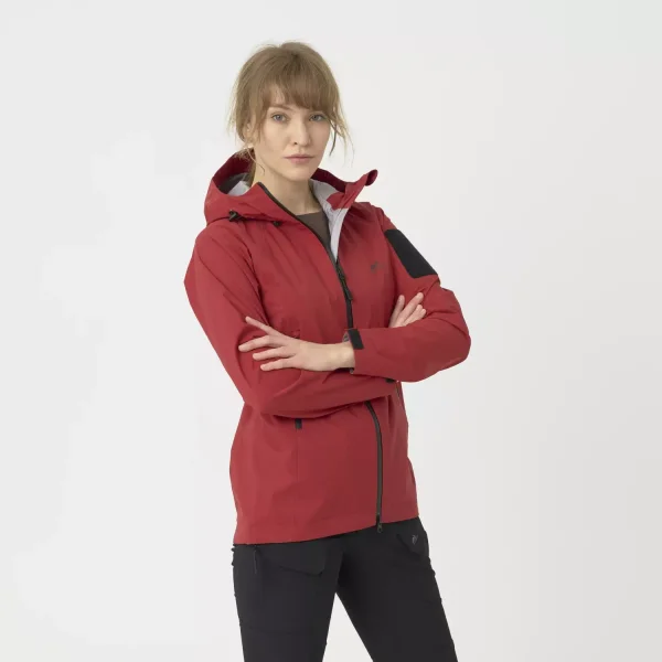 Женская куртка Helikon-Tex SQUALL Women's Hardshell Jacket - TorrentStretch — Crimson Sky