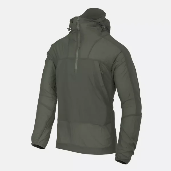 Куртка Helikon-Tex WINDRUNNER Windshirt - WindPack Nylon — Alpha Green