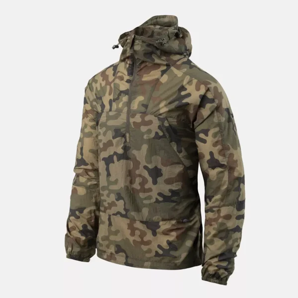Куртка Helikon-Tex WINDRUNNER Windshirt - WindPack Nylon — PL Woodland