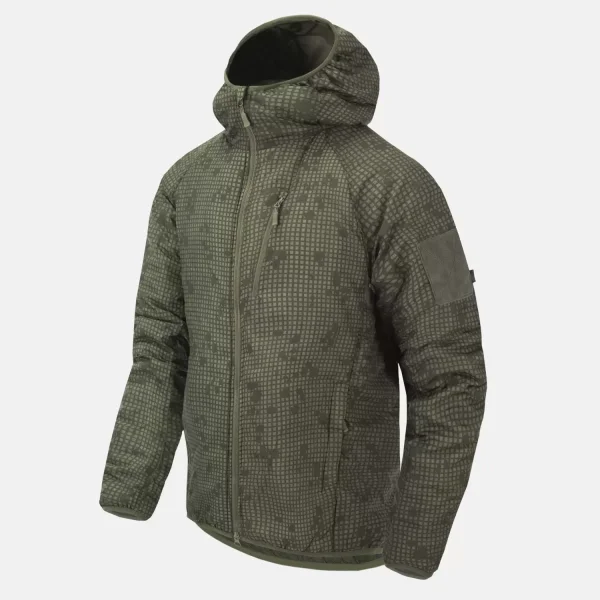 Куртка Helikon-Tex WOLFHOUND Hoodie Jacket - Climashield Apex 67g — Desert Night Camo
