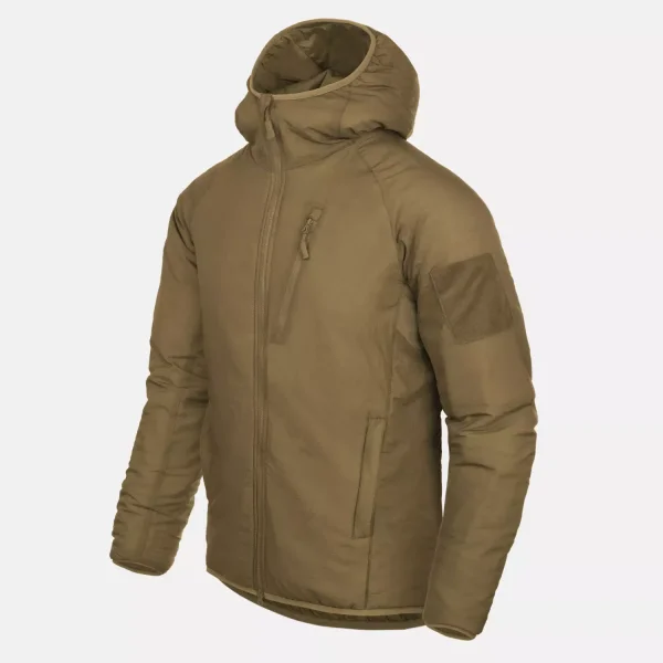 Куртка Helikon-Tex WOLFHOUND Hoodie Jacket - Climashield Apex 67g — Coyote