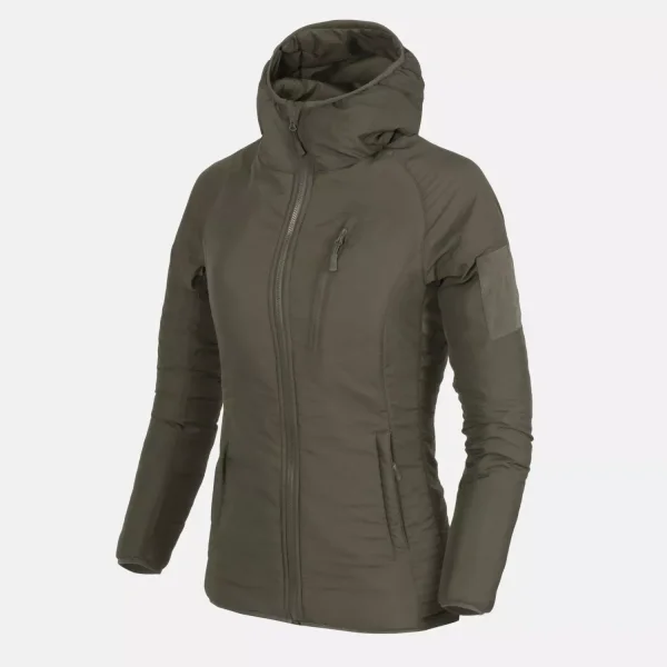 Женская куртка Helikon-Tex WOMEN'S WOLFHOUND Hoodie Jacket — Taiga Green