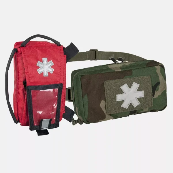 Аптечка Helikon-Tex MODULAR INDIVIDUAL MED KIT Pouch - Cordura — US Woodland
