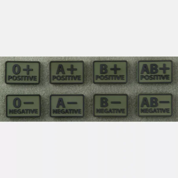 Нашивка Helikon-Tex Blood Patch (set - 2pcs.) - PVC — Olive Green