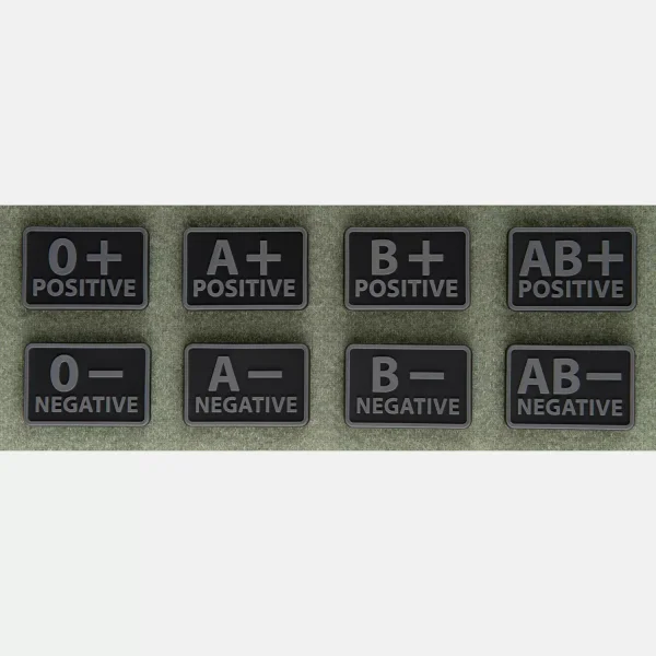 Нашивка Helikon-Tex Blood Patch (set - 2pcs.) - PVC — Black