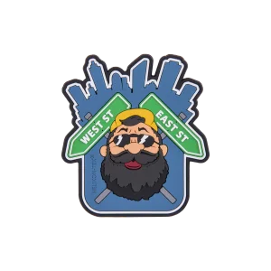 Нашивка Helikon-Tex Beardman URBAN Patch - PVC