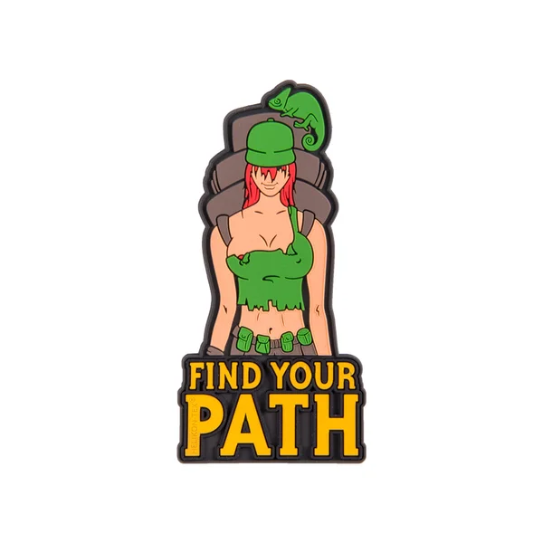 Нашивка Helikon-Tex Find Your Path Patch - PVC — Olive Green