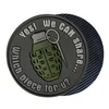 Нашивка Helikon-Tex WE CAN SHARE Grenade Patch - PVC — Grey