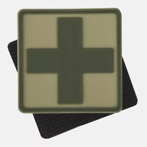 Нашивка Helikon-Tex Medic Cross Patch - PVC — Khaki