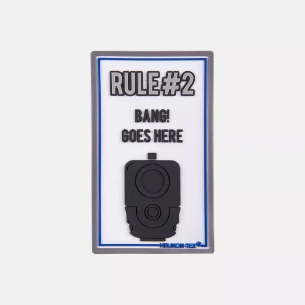 Нашивка Helikon-Tex Rule#2 Patch - PVC — White